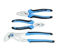 Gedore S 8303 JC - Surtido de alicates, 3 pzas