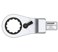 Gedore SUKSE9 10 - Cabeza de llave combinada de carraca, conmutable SE 9x12, 10 mm