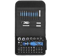 GEDORE TC 666 MK-043 - Juego de 43 brocas multifunción 5 en 1, destornillador, puntas D20, 5,5-13 mm, funda de tela