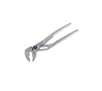 GEDORE Tenaza pico loro, Alicates pico loro, Anchura de sujeción de hasta 37 mm, Posición fija con botón, Seguro antipellizcos, Plana, Cromada, 142 7 C