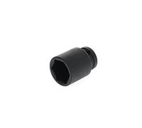 GEDORE Vaso de fuerza, Vaso, Accionamiento de 1/2" 12,5 mm, Hexagonal, Perfil UD, Ancho de llave 27 mm, Uso con máquina, Coche/vehículos, K19 27