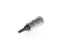 GEDORE Vaso de punta de destornillador TX hembra, T15, Ancho de llave 3,27 mm, 1/4" 6,3 mm, Vaso de atornillador, Herramienta, ITX 20 T15