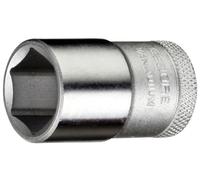 GEDORE Vaso, Llave de vaso, Accionamiento de 1/2'' 12,5 mm, Hexagonal, 33 mm de ancho, Herramienta, 19 33, Acero cromado