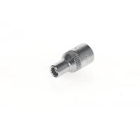 GEDORE Vaso, Llave de vaso, Accionamiento de 1/4'' 6,3 mm, De doce cantos, 4,5 mm de ancho, Herramienta, D 20 4,5, Acero cromado