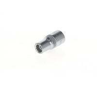 GEDORE Vaso, Llave de vaso, Accionamiento de 1/4'' 6,3 mm, De doce cantos, 6 mm de ancho, Herramienta, D 20 6, Acero cromado