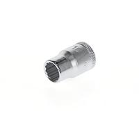 GEDORE Vaso, Llave de vaso, Accionamiento de 3/8'' 10 mm, De doce cantos, 10 mm de ancho, Herramienta, D 30 10, Acero cromado