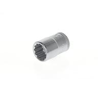 GEDORE Vaso, Llave de vaso, Accionamiento de 3/8'' 10 mm, De doce cantos, 13 mm de ancho, Herramienta, D 30 13, Acero cromado