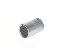 GEDORE Vaso, Llave de vaso, Accionamiento de 3/8'' 10 mm, De doce cantos, 14 mm de ancho, Herramienta, D 30 14, Acero cromado