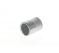 GEDORE Vaso, Llave de vaso, Accionamiento de 3/8'' 10 mm, De doce cantos, 17 mm de ancho, Herramienta, D 30 17, Acero cromado