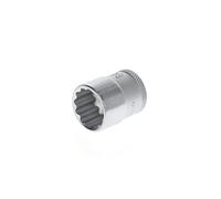 GEDORE Vaso, Llave de vaso, Accionamiento de 3/8'' 10 mm, De doce cantos, 18 mm de ancho, Herramienta, D 30 18, Acero cromado