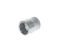 GEDORE Vaso, Llave de vaso, Accionamiento de 3/8'' 10 mm, De doce cantos, 19 mm de ancho, Herramienta, D 30 19, Acero cromado