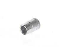 GEDORE Vaso, Llave de vaso, Accionamiento de 3/8'' 10 mm, Hexagonal, 12 mm de ancho, Herramienta, 30 12, Acero cromado