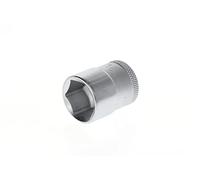 GEDORE Vaso, Llave de vaso, Accionamiento de 3/8'' 10 mm, Hexagonal, 18 mm de ancho, Herramienta, 30 18, Acero cromado