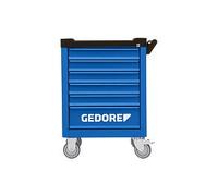 Carro de herramientas WORKSTER GEDORE, 6 cajones, con surtido de 172 piezas