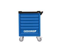 Carro de herramientas WORKSTER GEDORE, 6 cajones, con surtido de 172 piezas