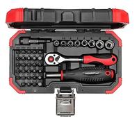 GEDOREred R33003040 - Juego de puntas (1/4", 40 piezas)
