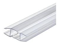 Gedotec 1 junta magnética para puertas de ducha impermeable | Junta de perfil 135° | Longitud: 2 m | Junta de ducha 8 mm - 10 mm | PVC transparente | Cabinas de ducha juntas para mamparas de ducha