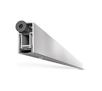 Gedotec ACCOUSTIC PLUS - Junta de suelo retráctil para puerta inferior automática, 15 x 28 mm, longitud 830 mm, se puede acortar y bajar para puertas, protección contra el viento y el frío