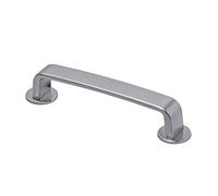 GedoTec acero inox. Manija de muebles 128 mm Tirador de barra LORE para Tienda de cocina & Puertas de gabinete 157 x 27 x BA 128 mm Mango armario aspecto de acero inoxidable Moderno cocinas-ataque
