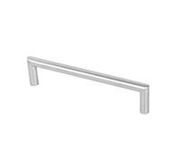 Gedotec Acero Inox. Muebles 10 Unidades Barra Agarrar Leila - Acero Inoxidable Mate Pulido, 1 Stück - BA 192 mm