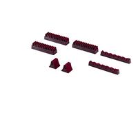 Gedotec Bandeja de cubiertos de diseño moderno, autoadhesiva, color rojo vino, capacidad de 50 piezas, producto alemán de calidad, soporte para cubiertos