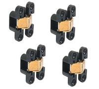 GedoTec Bisagra de muebles Dejar una VIDI Súper para invisible Parada perforación Madera gruesa desde 12 mm puerta con Ángulo apertura 180° Capacidad carga 8 kg cada Par Calidad marca su Sala estar