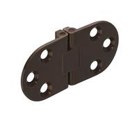 Gedotec Bisagra Plegable de Mesa Bisagra de Muebles Bisagra de Solapa Bisagra de Solapa Latón 30 x 65 mm 4 Colores latón Pulido