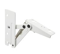 Gedotec Bisagra plegable - Grass Kinvaro T-57 | 1 pieza Herraje plegable izquierdo - metal blanco mate | Mecanismo de giro automático con 240 N | Bisagra plegable con cerradura