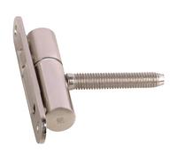 Gedotec Bisagras - Bisagras de renovación Bisagras de puerta de metal niquelado | 1 pieza Bisagras de puerta para atornillar - taladrar | MADE IN GERMANY