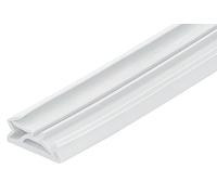 Gedotec Burlete de puerta de entrada para marcos de madera blanco | Burlete de puerta de 6 m de TPE SV 112 | Cinta de sellado de puerta con ranura de 4-5 mm de ancho - ancho: 18 mm