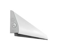 Gedotec Burlete para puertas | Junta de puerta de aluminio | 1 pieza CCE Junta para puerta para atornillar o pegar - Longitud: 1215 mm | Aluminio anodizado plata | Tope de aire para puerta con