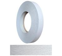 Gedotec Cinta para bordes de 21 mm, rollo de 100 m, roble Wilton blanco, con adhesivo termofusible integrado, cinta de bordes para muebles, chapa de madera, cinta para bordes de muebles