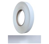 Gedotec Cinta para bordes de 40 mm, rollo de 100 m, color blanco liso, con adhesivo termofusible integrado, cinta de bordes para muebles, chapa de madera, cinta para bordes de muebles