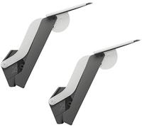 Gedotec Consola plegable para armario de cocina | 1 juego - soporte de bisagra de color antracita | Free Space | Modelo C 1,3 - 7,1 kg | juego completo de bisagras plegables