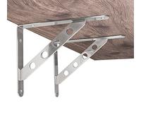 GedoTec Diseño Consola de vestidor Consola estante Ménsula Modelo DEPORTES en el acero sólido de acero inoxidable Finish Capacidad de carga 40 kg Calidad de marcas para su Sala de estar