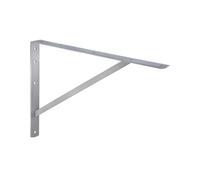 Gedotec Escuadra de carga pesada ATHENA 1 pieza - profundidad 250 mm - soporte de carga pesada Plata - soporte mural capacidad 300 kg - escuadra metal macizo - soporte de estante