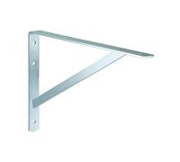 Gedotec Escuadra de carga pesada ATHENA 1 pieza - profundidad 600 mm - soporte de carga pesada galvanizado gris - soporte mural capacidad 300 kg - escuadra metal macizo - soporte de estante