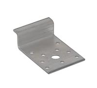 Gedotec escuadra de unión en Z para cargas pesadas | 20 uds. escuadra 70x20x30 mm | escuadra en Z para unión y refuerzo | escuadra para muebles escuadra para construcción escuadra plana metal escuad