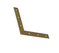 Gedotec esquinera pesada metal 90° | 1 ud. escuadra 200x200x2,5 mm | ángulo plano para unir y reforzar | ángulo para muebles ángulo de construcción ángulo plano de metal ángulo de metal 90 grados