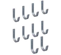 Gedotec - Gancho de escalera de metal para pared, garaje, pesado de carga Ganchos de taller, 70 x 110 mm percha para herramientas & dispositivos Soporte para tornillos 2 unidades