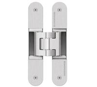 Gedotec Gedo-92417121 Objeto Oculta de Banda para Habitaciones Puerta bisagra de Simon tectus Te 340 anodizado en Plata, soporta hasta 80 kg, Fabricado en Alemania, 1 Pieza, Silberfarben Eloxiert