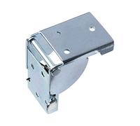 Gedotec Herraje Plegable para Mesa | Bisagra para Bancos y Patas de Muebles | Acero Galvanizado con Bloqueo