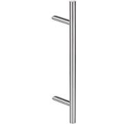 Gedotec Herraje Puerta Manivela Acero Inox. - 400 x 200 mm