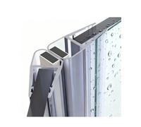 Gedotec Juego de Juntas Magnéticas 200 cm - 1 par mamparas de ducha para ducha 135 grados para puertas de ducha, duchas esquineras - Junta para ducha de 6 mm a 8 mm