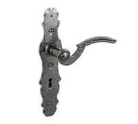 Gedotec Herraje Bern - Hierro Negro - Plata, PZ - 88 mm - ÖNORM