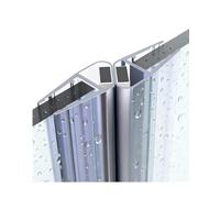 Gedotec Junta magnética para ducha, 180°, 2m, PVC, transparente, repelente al agua, junta de repuesto para puertas de ducha