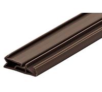 Gedotec Junta para puerta de casa para marcos de madera, color marrón, 6 m, junta de silicona DS 112a, ancho de ranura de 4 - 5 mm, ancho: 12 mm, para ventanas y puertas, cinta de sellado impermeable