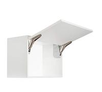 Gedotec Kesseböhmer - Juego completo de bisagras para muebles de cocina (2,7-14,7 kg), color blanco