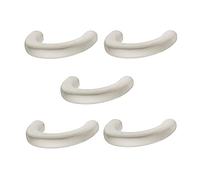 Gedotec LEONIE H10139 - Tirador para muebles y cajones (32 mm, niquelado mate, 5 unidades, con tornillos)