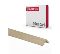 Gedotec Listones de madera - Tablas de madera para construir listones angulares de madera de 100 cm | 10 unidades de 28 x 28 mm | Basic | perfil angular versátil y madera para manualidades de
